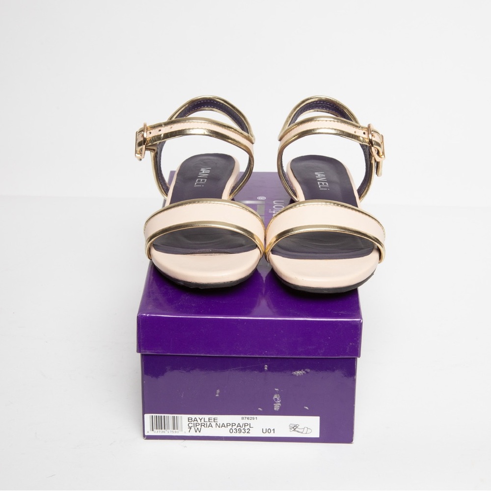 Vaneli Pink/Gold Women's Sandals
